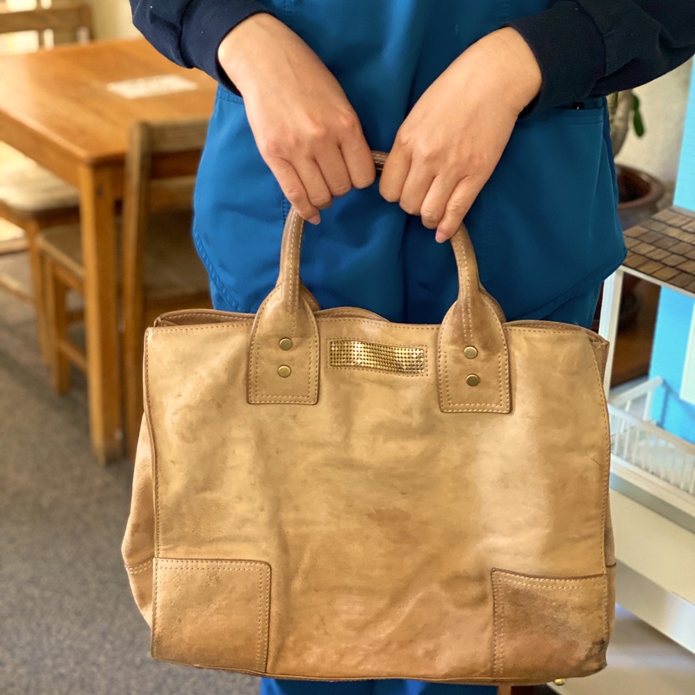 Clio Goldbrenner leather tote